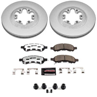 Power Stop 09-12 Chevrolet Colorado Front Z36 Coated Truck & Tow Brake Kit