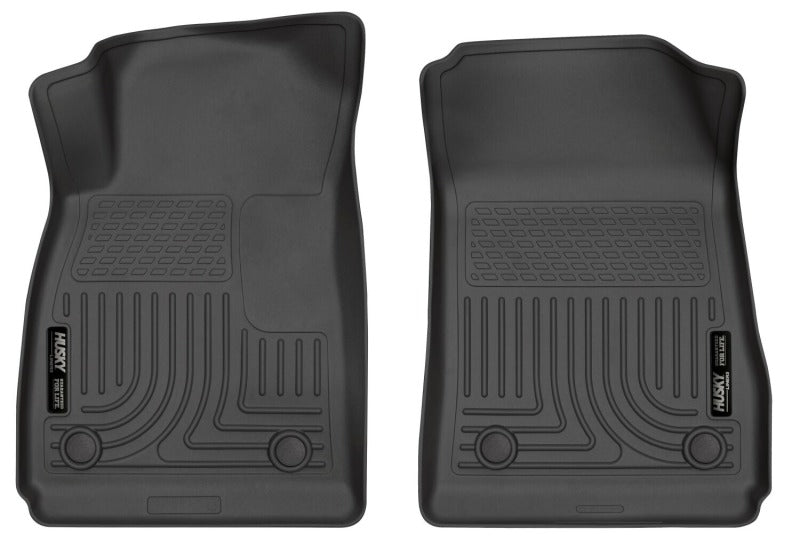 Husky Liners 14-20 Chevrolet Impala WeatherBeater Front Floor Liner - Black