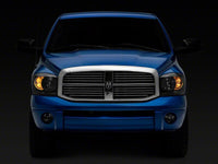 Raxiom 06-08 Dodge RAM 1500 Axial Series Euro Headlights- Black Housing- Clear Lens