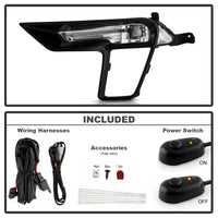 Spyder 18-19 Ford Explorer OEM Full LED Fog Lights w/Switch - Clear (FL-FEXP18-LED-C)