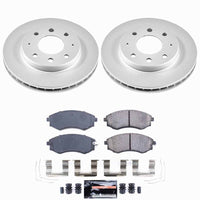 Power Stop 98-01 Hyundai Elantra Front Z23 Coated Brake Kit