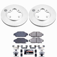 Power Stop 90-93 Honda Accord Front Z23 Coated Brake Kit