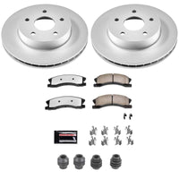 Power Stop 99-04 Jeep Grand Cherokee Front Z36 Coated Truck & Tow Brake Kit