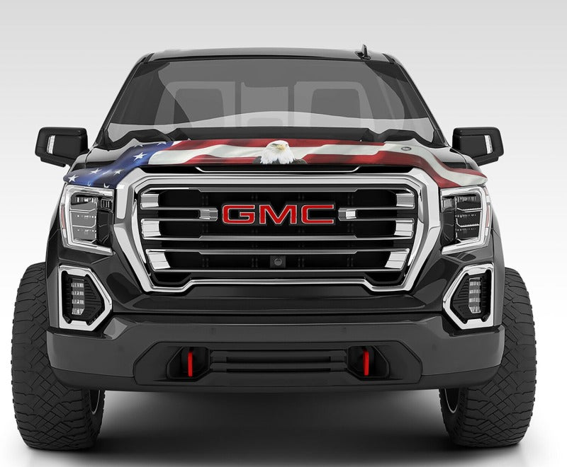 Husky Liners 15-19 GMC Sierra 2500/3500 HD Hood Shield - American Flag w/ Eagle