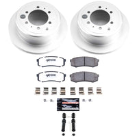 Power Stop 96-97 Lexus LX450 Rear Z36 Coated Truck & Tow Brake Kit