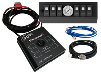 Spod 07-08 Jeep Wrangler JK SourceLT w/ Air Gauge and Green LED Switch Panel