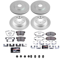 Power Stop 99-03 Acura TL Front and Rear Z26 Coated Brake Kit