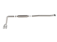 aFe Rebel Series 3in 304 Stainless Middle-Side Exit System Polished Toyota Hilux 15-26 L4-2.4/2.8L