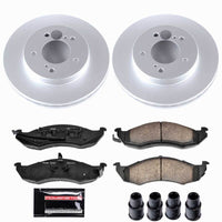 Power Stop 93-02 Mercury Villager Front Z23 Coated Brake Kit