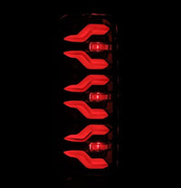 AlphaRex 87-96 Ford Bronco/F-150 Luxx-Series LED Tail Lights - Alpha-Black