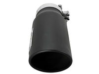 aFe MACH Force-Xp Universal Exhaust Tip 4 IN Inlet x 5 IN Outlet x 12 IN L- Black Tip