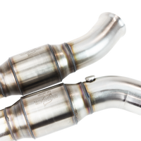 Kooks 09-13 Chevy Corvette C6 LS2/LS3 6.0L/6.2L 3in x 3in GREEN Cat SS X-Pipe Kooks HDR Req