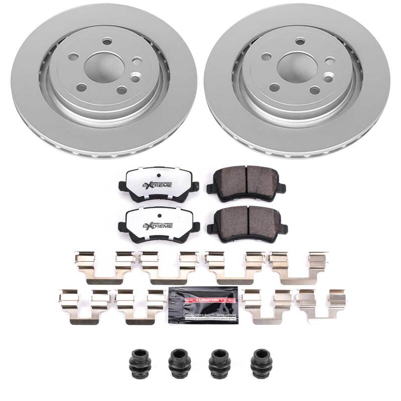Power Stop 11-18 Volvo S60 Rear Z36 Coated Truck & Tow Brake Kit