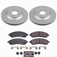 Power Stop 06-07 Cadillac CTS Front Z23 Coated Brake Kit