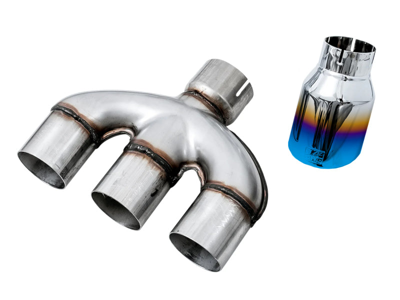 AWE 17-20 Honda Civic Si Dual-to-Triple Vapor Blue Tip Conversion