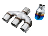 AWE 17-20 Honda Civic Si Dual-to-Triple Vapor Blue Tip Conversion