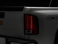 Raxiom 07-13 Chevrolet Silverado 1500 LED Tail Lights- Chrome Housing- Red/Clear Lens