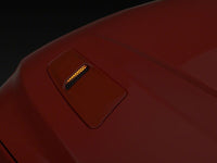 Raxiom 15-17 Ford Mustang GT Axial Series Hood Mount Turn Signal Kit- Amber LED