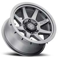 ICON Rebound Pro 17x8.5 / 5x5.5 / 0mm / 4.75in BS Titanium Wheel