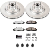 Power Stop 00-03 Ford F-150 Front Z36 Coated Truck & Tow Brake Kit