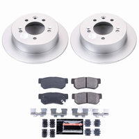 Power Stop 07-10 Hyundai Elantra Rear Z23 Coated Brake Kit