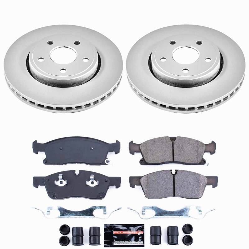 Power Stop 11-20 Dodge Durango Front Z23 Coated Brake Kit