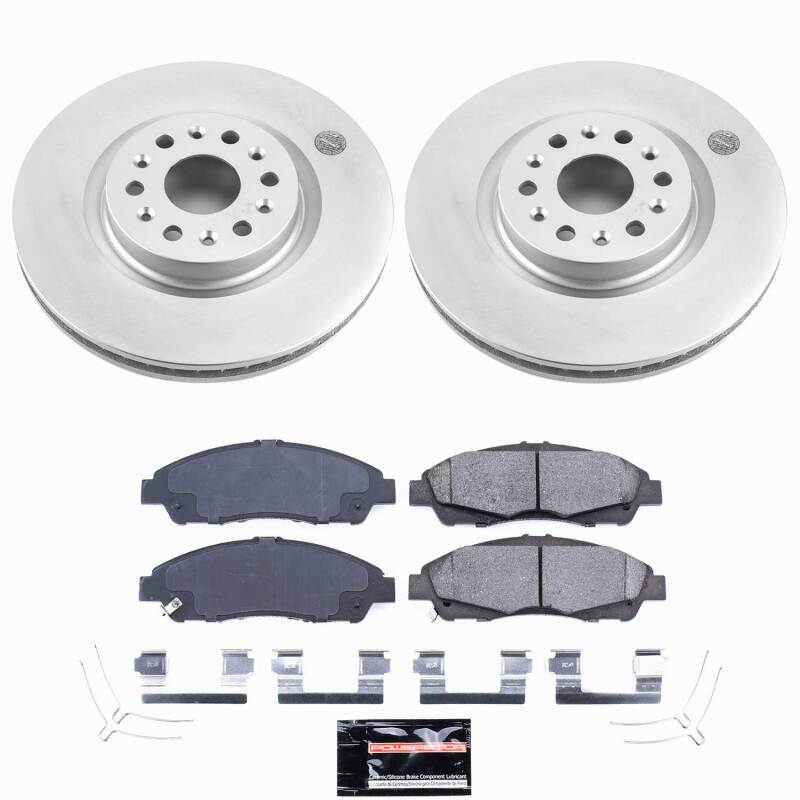 Power Stop 18-20 Buick Enclave Front Z23 Coated Brake Kit