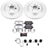 Power Stop 13-22 Land Rover Range Rover Rear Z36 Coated Truck & Tow Brake Kit