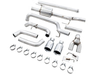 AWE Tuning 0FG 21+ Ford F150 Dual Split Rear Exhaust - 5in Chrome Silver Tips