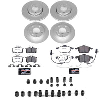 Power Stop 02-04 Audi A4 Front and Rear Z26 Coated Brake Kit
