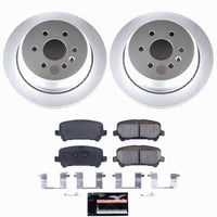 Power Stop 15-20 Chevrolet Colorado Rear Z23 Coated Brake Kit