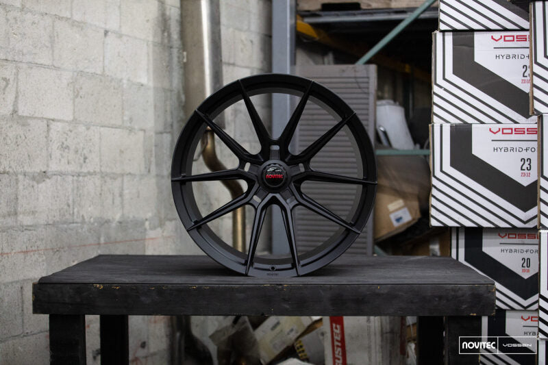 Vossen x Novitec NF10 19x9 / 5x114.3 / ET38 - Satin Black Wheel - (Mclaren Artura - Front)