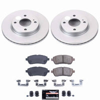 Power Stop 11-19 Ford Fiesta Front Z23 Coated Brake Kit