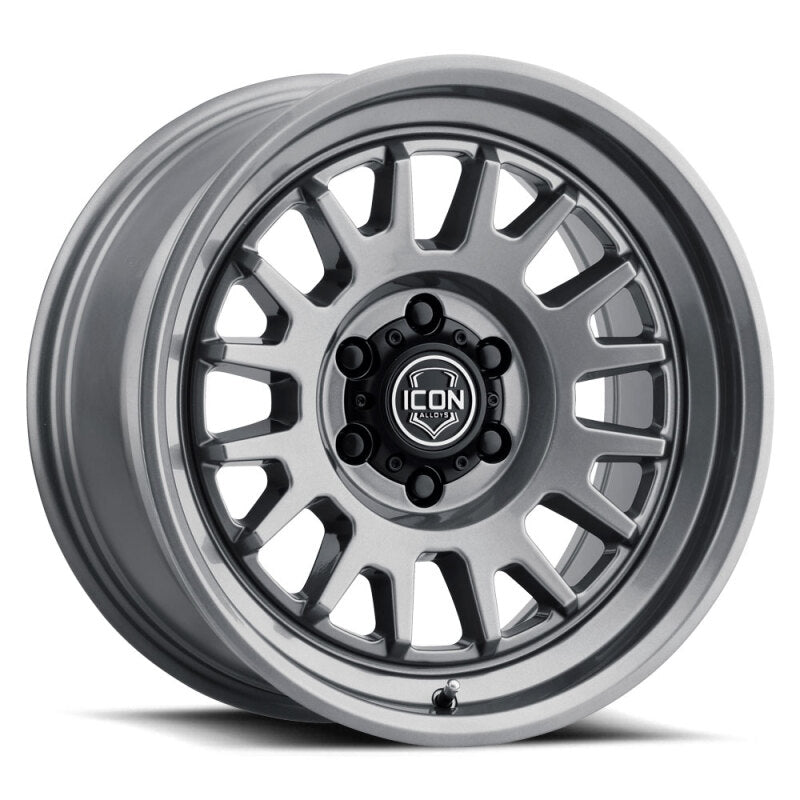 ICON Anza 17x8.5 / 5x150 / 25mm / 5.75in BS Gun Metal Wheel