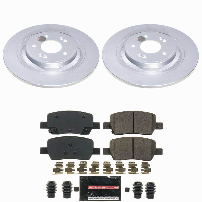 Power Stop 22-24 Kia Carnival Rear Z23 Coated Brake Kit