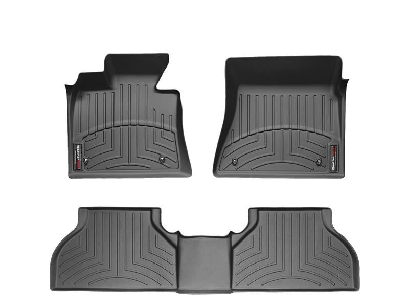 WeatherTech 05-07 Hyundai Tucson Front and Rear FloorLiner - Black