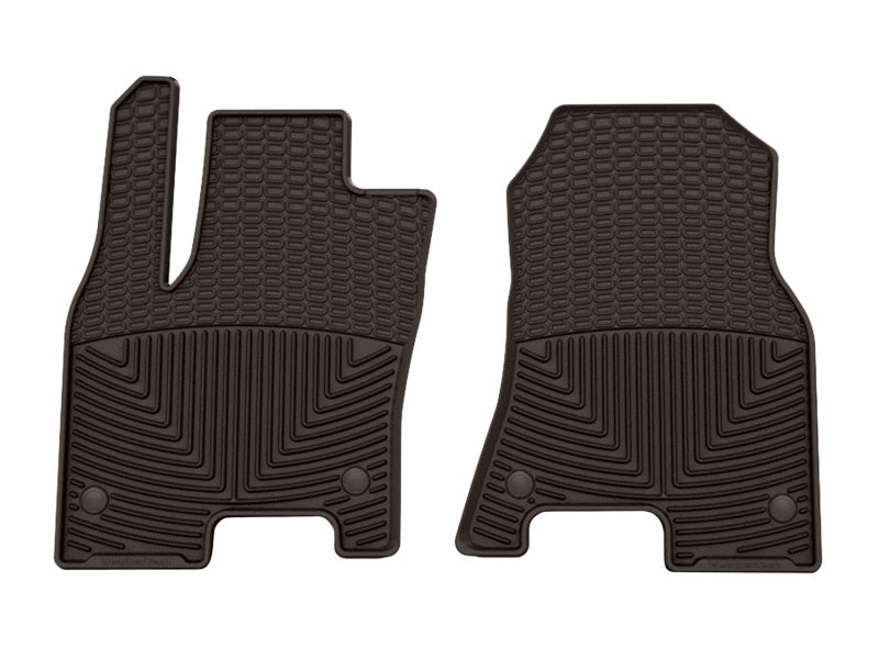 WeatherTech 2025 Ram Truck 1500 (Incl. RHO) CC/QC (No Vinyl) Front All-Weather Floor Mats - Cocoa