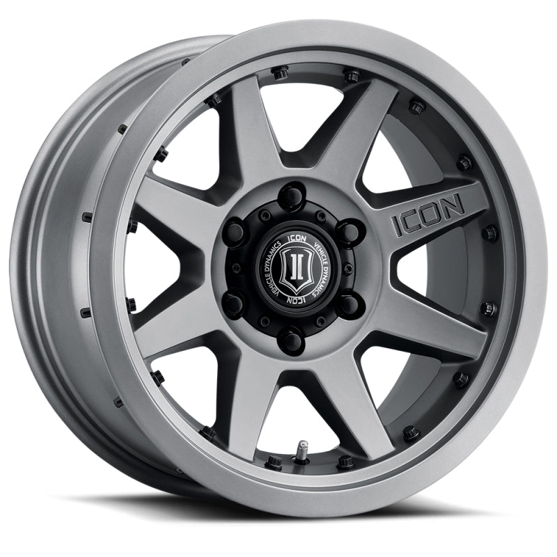 ICON Rebound Pro 17x8.5 / 5x5.5 / 0mm / 4.75in BS Titanium Wheel