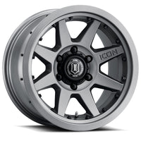 ICON Rebound Pro 17x8.5 / 5x5.5 / 0mm / 4.75in BS Titanium Wheel