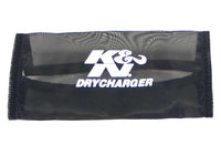 K&N Drycharger Wrap Black 7.125in W 7.125in L