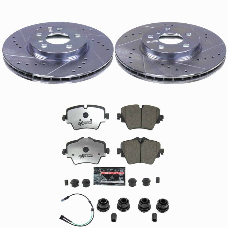 Power Stop 20-24 Mini Cooper Clubman Front Z26 Truck & Tow Brake Kit