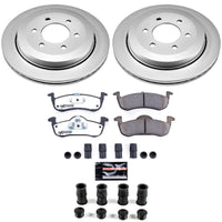 Power Stop 07-17 Ford Expedition Rear Z36 Coated Truck & Tow Brake Kit
