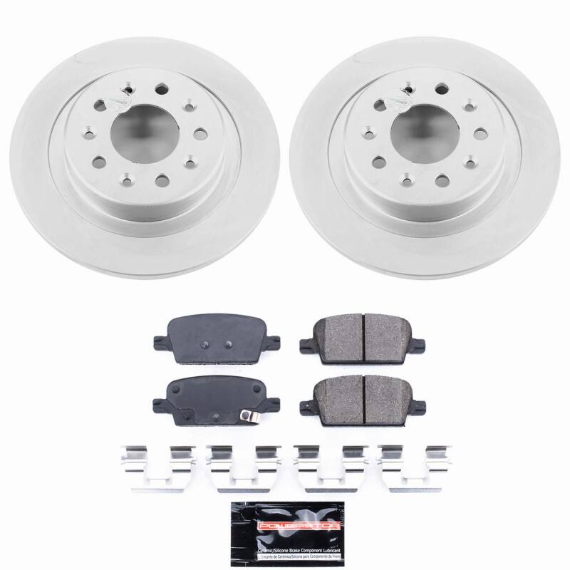 Power Stop 16-23 Chevrolet Malibu Rear Z23 Coated Brake Kit