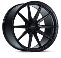 Vossen HF-3 22x11 / 5x127 / ET-6 / Super Deep / 71.5 - Satin Black Wheel