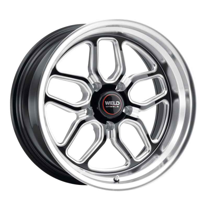 Weld Racing 18x11 Laguna 5x120.65 ET43 BS7.69 Gloss BLK MIL DIA 72.56
