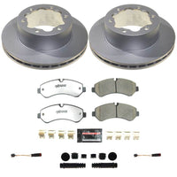 Power Stop 19-21 Freightliner Sprinter 3500 Rear Z36 Coated Truck & Tow Brake Kit
