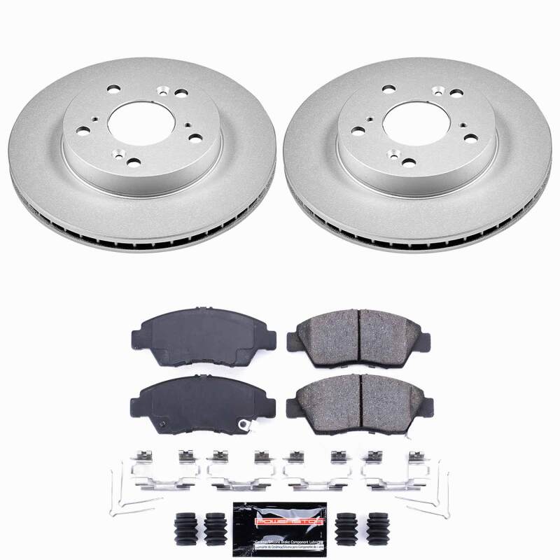 Power Stop 13-15 Acura ILX Front Z23 Coated Brake Kit