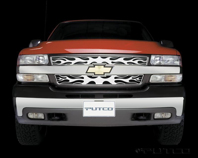 Putco 14-15 Chevy Silverado LD (LTZ/High Country Only) Flaming Inferno Stainless Steel Grille