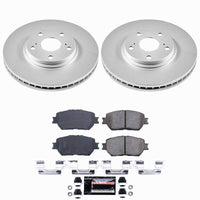 Power Stop 02-04 Toyota Camry Front Z23 Coated Brake Kit