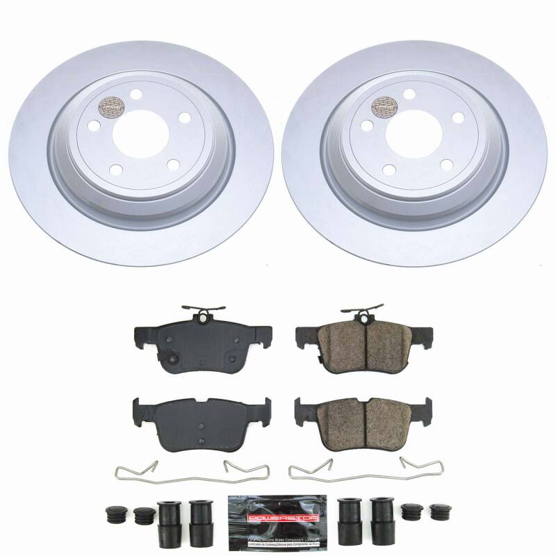 Power Stop 21-26 Ford Bronco Sport Rear Z23 Coated Brake Kit